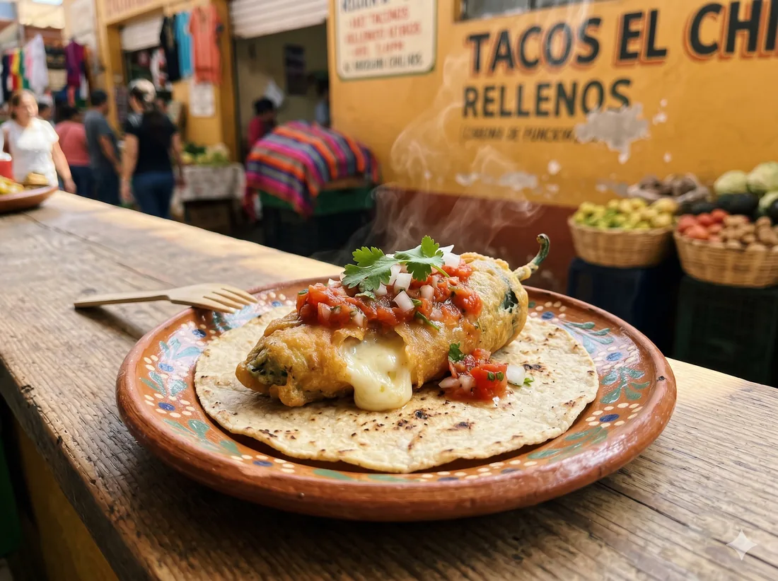 Foto de Taco de chile relleno